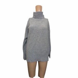 & Other Stories Light Gray Turtleneck Sweater